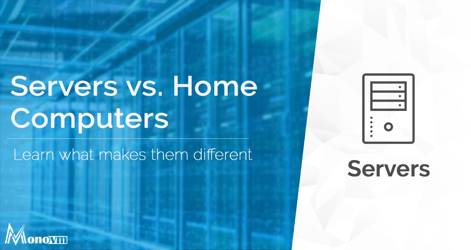 Servers vs. Home Desktop Computers